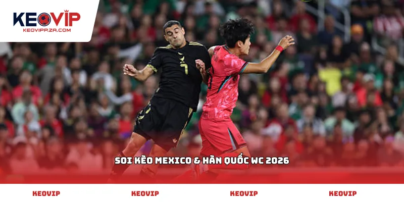 Soi kèo Mexico & Hàn Quốc WC 2026: