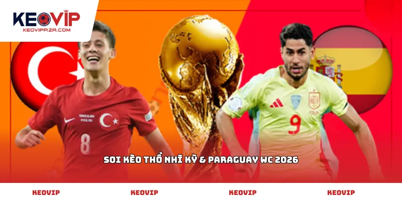 Soi kèo Thổ Nhĩ Kỳ & Paraguay WC 2026
